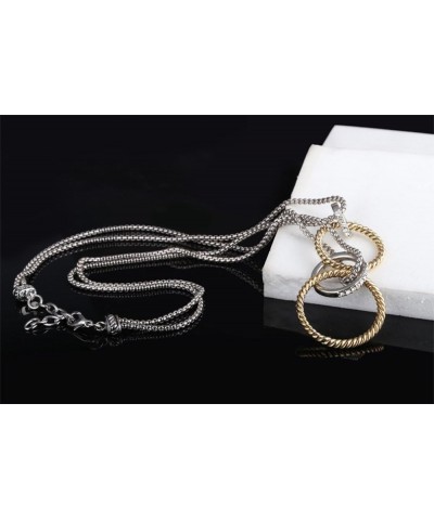 Luxury Cable Wire Design Linked Chain Necklace Women Fashion Jewelry Drop Heart Shape Unique Present $10.98 Necklaces