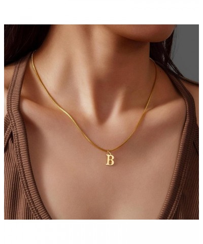 Initial Necklaces for Women Girls 14k Gold Letter Necklace Gold Plated Dainty A-Z Choker Necklace Custom Gifts Necklace Gold ...