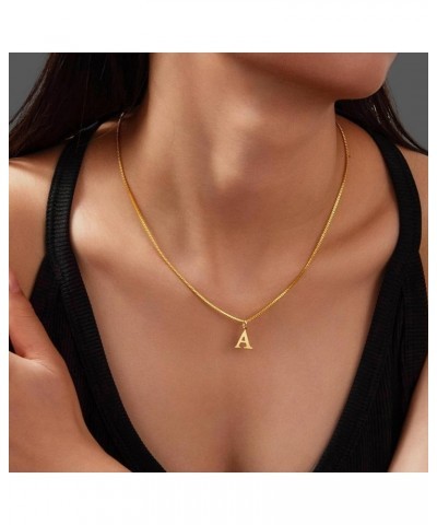 Initial Necklaces for Women Girls 14k Gold Letter Necklace Gold Plated Dainty A-Z Choker Necklace Custom Gifts Necklace Gold ...