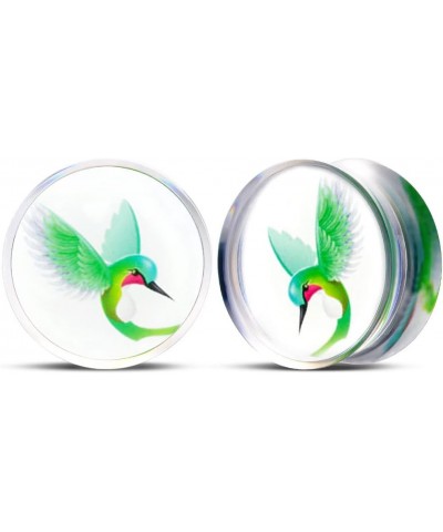 2 PCS Resin Acrylic Transparent Screw Tunnels Ear Expander Stretcher Piercing Ear Gauges 16mm PO-D3197 $9.12 Body Jewelry