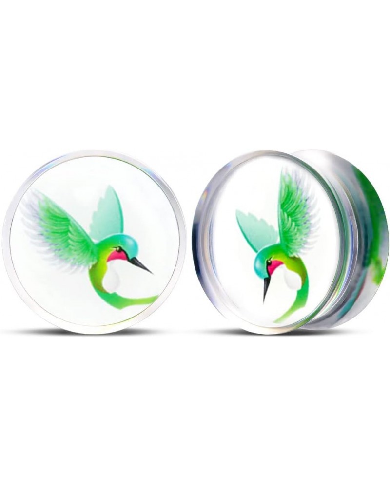 2 PCS Resin Acrylic Transparent Screw Tunnels Ear Expander Stretcher Piercing Ear Gauges 16mm PO-D3197 $9.12 Body Jewelry