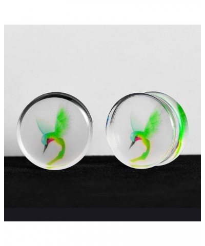 2 PCS Resin Acrylic Transparent Screw Tunnels Ear Expander Stretcher Piercing Ear Gauges 16mm PO-D3197 $9.12 Body Jewelry