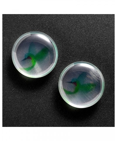 2 PCS Resin Acrylic Transparent Screw Tunnels Ear Expander Stretcher Piercing Ear Gauges 16mm PO-D3197 $9.12 Body Jewelry