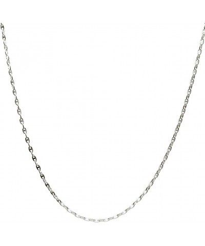 Sterling Silver Mariner Chain Necklace With 2" Extender 20 inches $8.63 Others