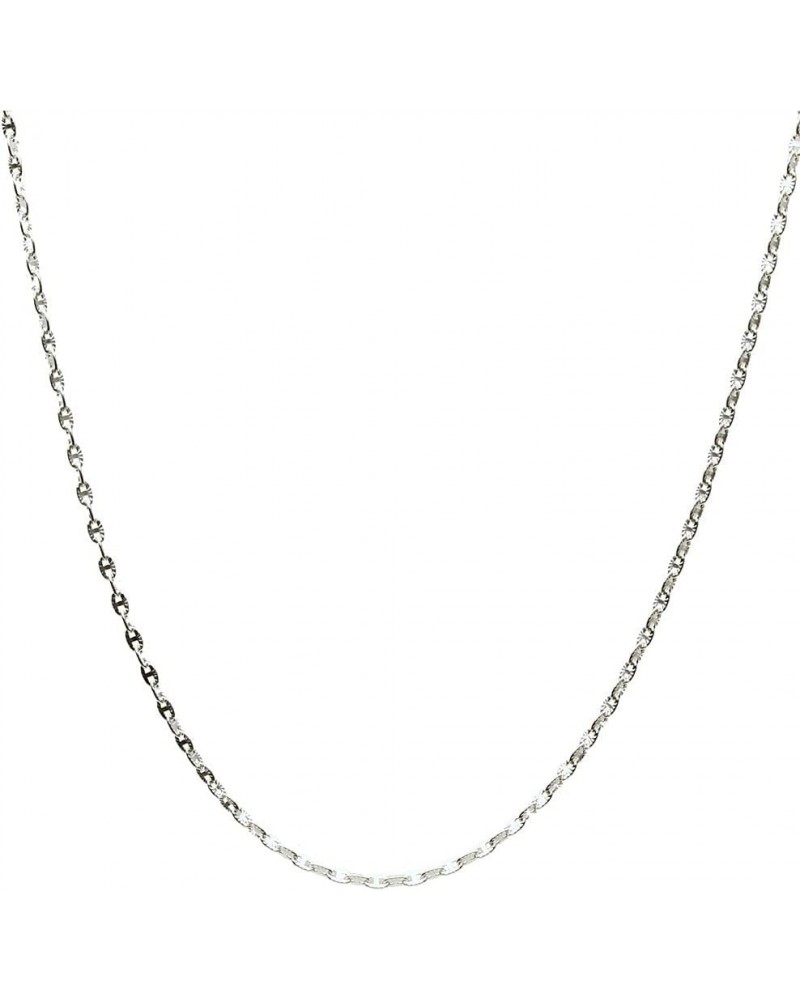 Sterling Silver Mariner Chain Necklace With 2" Extender 20 inches $8.63 Others