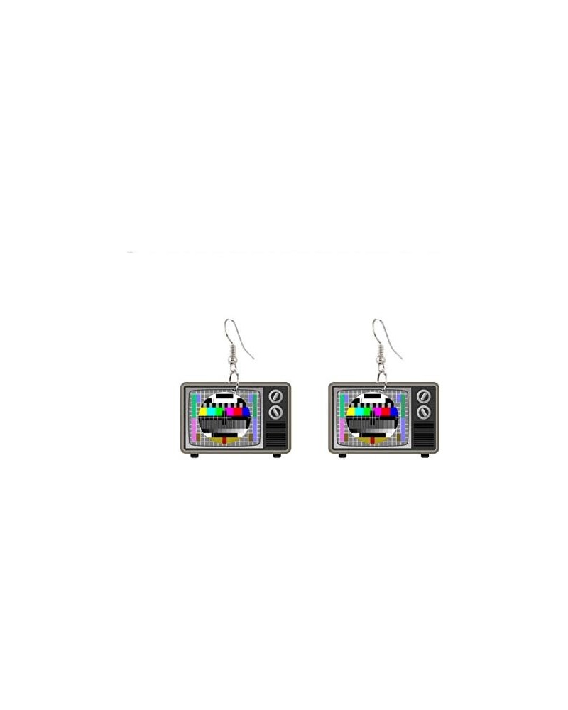 Women Fashion Retro 1980s Style Costume Earring Black TV $6.87 Earrings