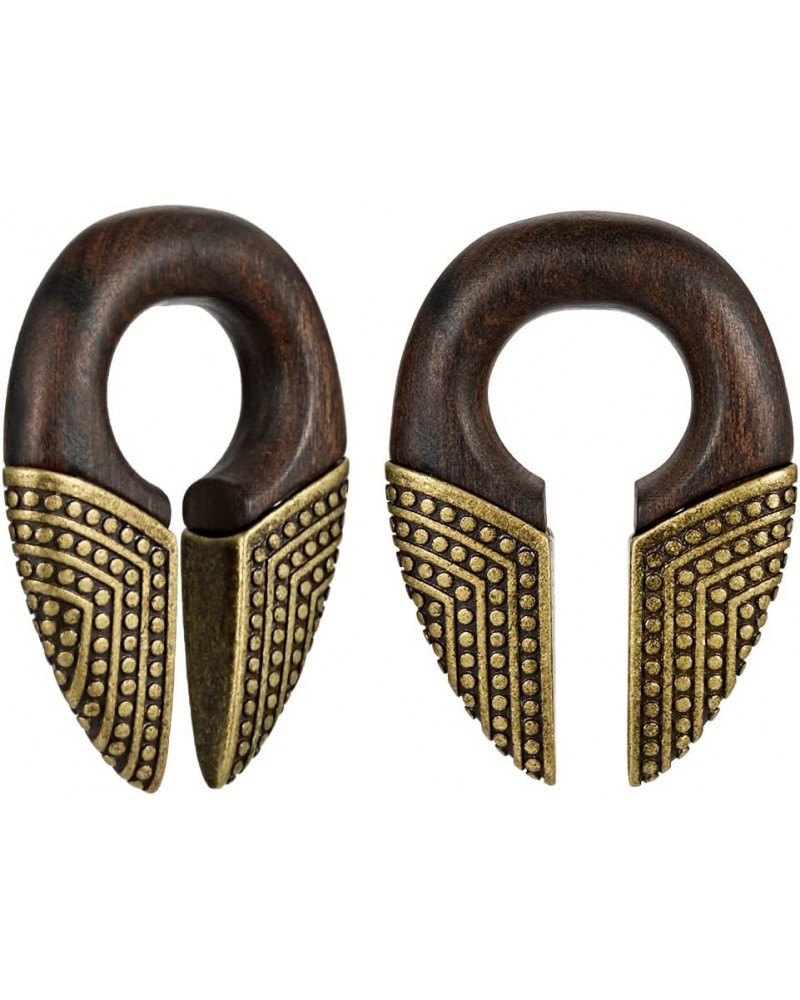 2PCS Wood Ear Weight Plugs and Tunnels Expander Gauges Stretcher Earrings Gauge 9/16/"(14mm) 2 Gold-9/16 $14.03 Body Jewelry