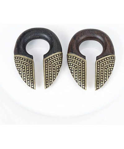 2PCS Wood Ear Weight Plugs and Tunnels Expander Gauges Stretcher Earrings Gauge 9/16/"(14mm) 2 Gold-9/16 $14.03 Body Jewelry