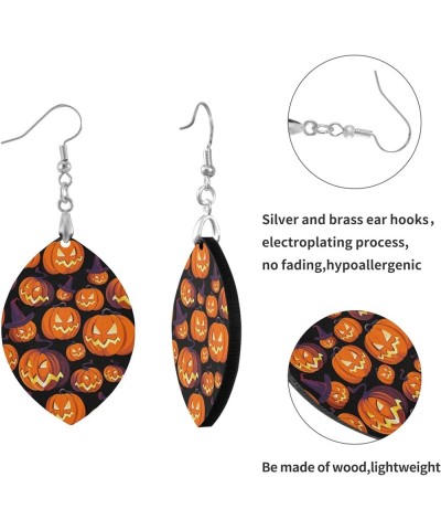 Custom Wooden Dangle Lightweight Drop/Leaf Earrings Copper Plated Silver Earring Multi 7 $7.55 Earrings