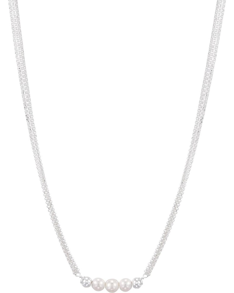 'Pearl City' Sterling Silver Freshwater Pearl Necklace, 16" + 2 $32.00 Necklaces