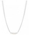 'Pearl City' Sterling Silver Freshwater Pearl Necklace, 16" + 2 $32.00 Necklaces