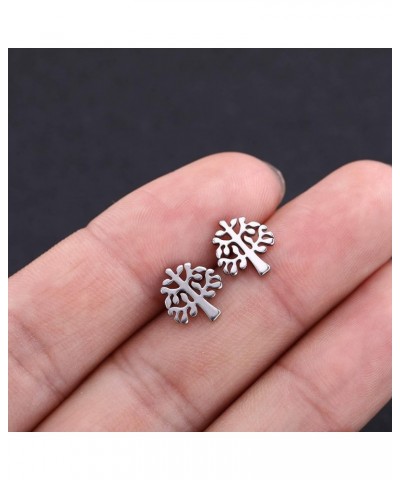 Women's Stainless Steel Minimalist Norse Runes Stud Set Classic Small Earrings Style A 12 PCS $10.99 Earrings