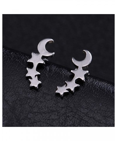 Women's Stainless Steel Minimalist Norse Runes Stud Set Classic Small Earrings Style A 12 PCS $10.99 Earrings