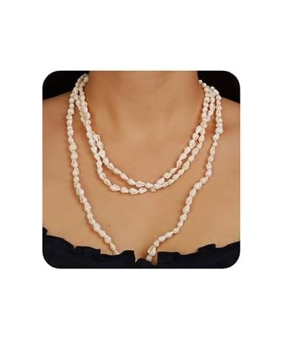 Multi Layered Pearl Choker Necklace Set Rhinestone Pearl Pendant Chain Collar Choker Necklace for Women Style 8 $8.39 Necklaces