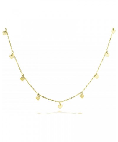 Mini Hearts VALENTINA Necklace in 14k Gold Fill with 16 & 18-inch Extension $20.00 Necklaces