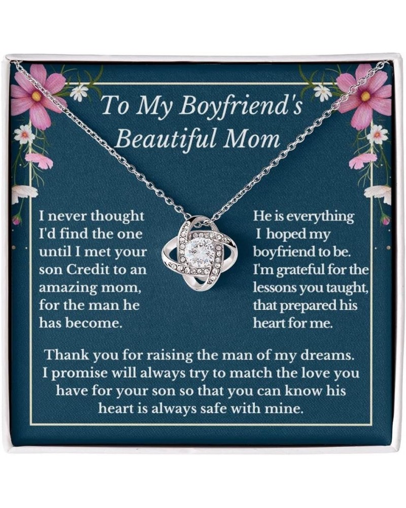 To My Boyfriends Mom Necklace, Boyfriends Mom Gifts from Girlfriend, Christmas Gifts for Boyfriend Mom, Mothers Day Gift for ...