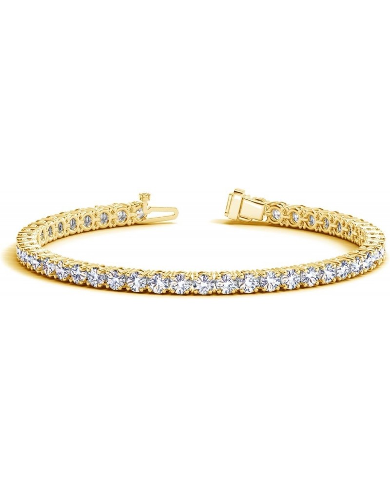 14K White Gold Diamond Tennis Bracelet 4 Prong Premium Plus Collection Yellow Gold 4.0 carats $825.96 Bracelets