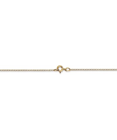 14K Yellow Gold Carded Curb Chain Necklace 20.0 Inches $27.10 Necklaces