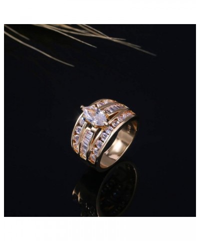 2023 New Diamond Butterfly Rings for Women, Personality Gift's Women's Fashion Rings Creative Rings Rose Gold US 6 $7.07 Rings