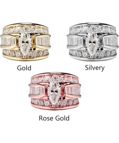 2023 New Diamond Butterfly Rings for Women, Personality Gift's Women's Fashion Rings Creative Rings Rose Gold US 6 $7.07 Rings