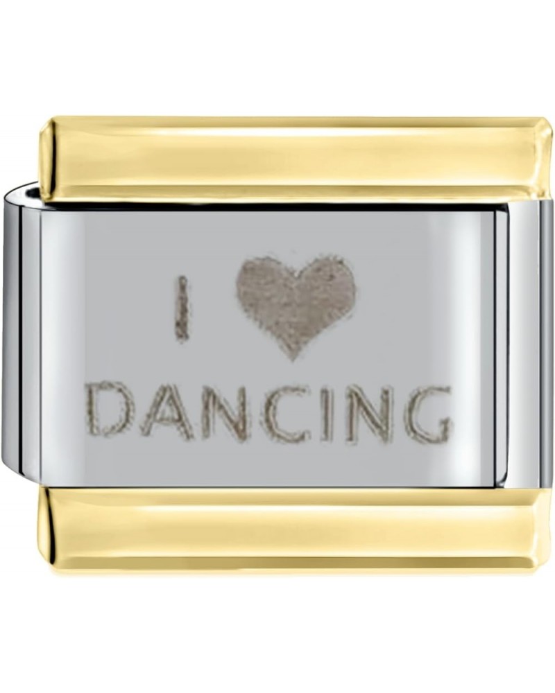 Italian Charm(Text-C Series) I LOVE DANCING $7.80 Bracelets