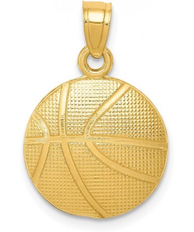 14k Yellow Gold Basketball Pendant (14 x 21 mm) $68.11 Pendants