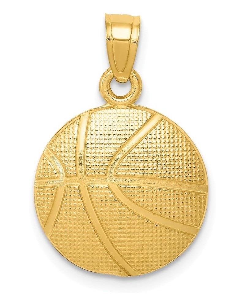 14k Yellow Gold Basketball Pendant (14 x 21 mm) $68.11 Pendants