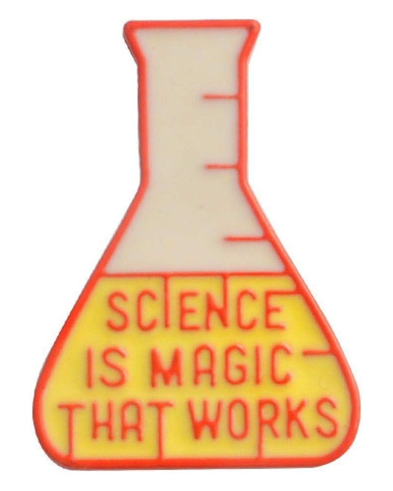 Science Beaker Flasks Pins Science is Magic That Works Brooches Badges Hard Enamel Lapel pins Women Men Decoration $10.61 Bro...