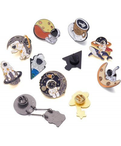 Pandahall Various Theme Alloy Enamel Brooches Lapel Brooch Enamel Pin Set Astronaut Planet Themed 2 $9.11 Brooches & Pins