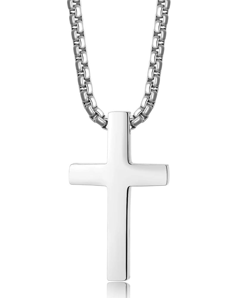 Unisex Cross Chain Necklace, Gold Cross Necklace for Men & Women, Simple Fashion Pendant, Available in Multiple Colors - Idea...