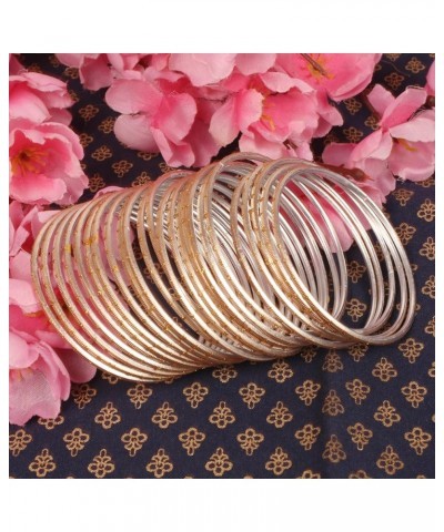 Indian Bollywood Pretty Fashion Golden Dots Gorgeous Vintage Textured Attractive Designer Jewelry Bangle Bracelets For Women....