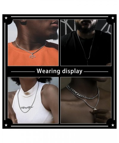 Square Rolo Chain Necklace Stainless Steel Round Box Necklace for Men & Women 5mm Wide 26 Inches $11.81 Necklaces