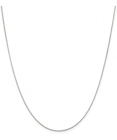 925 Sterling Silver 0.5mm Fine Curb Chain Necklace, Bracelet or Anklet 16.0 Inches $14.85 Necklaces