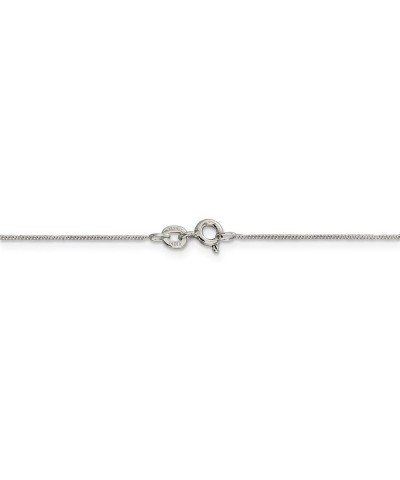 925 Sterling Silver 0.5mm Fine Curb Chain Necklace, Bracelet or Anklet 16.0 Inches $14.85 Necklaces