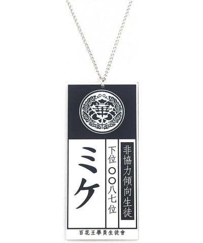 Anime Necklace Card Name Badge Necklace Jewelry Gift Mary Saotome $8.69 Necklaces