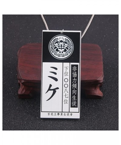 Anime Necklace Card Name Badge Necklace Jewelry Gift Mary Saotome $8.69 Necklaces