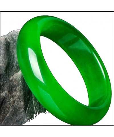 2.4inches natural bright green handmade jade bracelet gift for women and girls $12.19 Bracelets