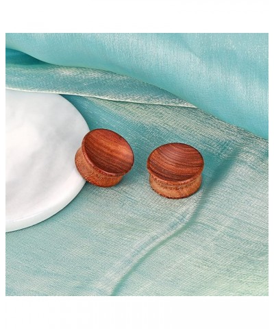 1Pairs Wood Hollow Ear Gauge Plugs Tunnels Saddle Expander Piercing Jewelry Concave,style3 $7.07 Body Jewelry