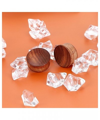 1Pairs Wood Hollow Ear Gauge Plugs Tunnels Saddle Expander Piercing Jewelry Concave,style3 $7.07 Body Jewelry