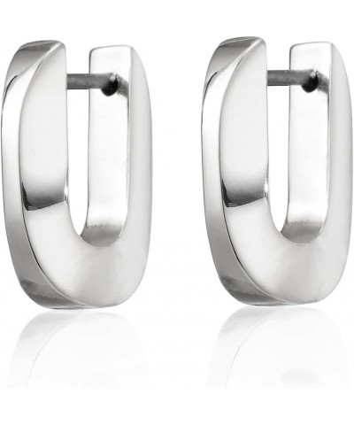 Teeni Toni Huggie Earrings High Polish Silver $47.15 Earrings