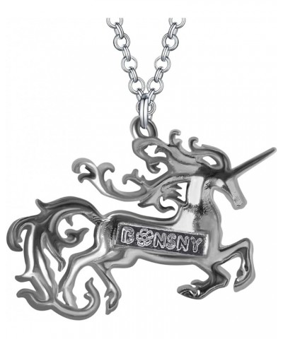 Fantasy Enamel Alloy Unicorn Necklace Pendant Horse Jewelry for Women girls party favors gifts 18 Green $8.63 Necklaces