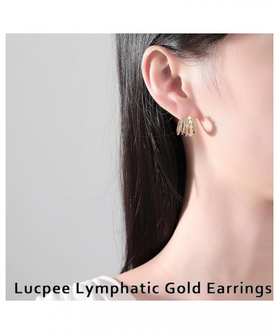 Lucpee, Lucpee Lymphatic Rings Cuff, Lucpee Lymphatic Ear Cuff, Lucpee Lymphatic Auriculotherapy White Onyx Ear Cuff, Lymphvi...