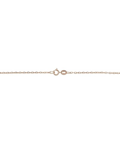 14k Rose Gold Diamond-cut Cable Chain Necklace (1 mm) 18 Inches $44.00 Necklaces