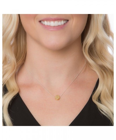 Benedictine Petite Necklace - Gold-Tone Floating Benedictine Medal $15.39 Necklaces