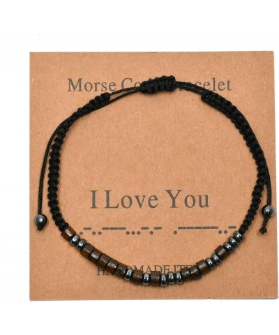 Inspirational Morse Code Bracelet for Women, Funny Bracelet for Friend Boyfriend Girlfriend Funny Gift for Women, Motivationa...