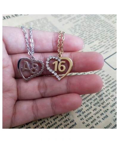 Stainless Steel Birth Year Number 10 to 99 Necklace Birthday Gift Anniversary Jewelry for Women 70 $13.03 Necklaces