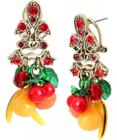 Betsey Fruit Chandelier Earrings $18.00 Earrings