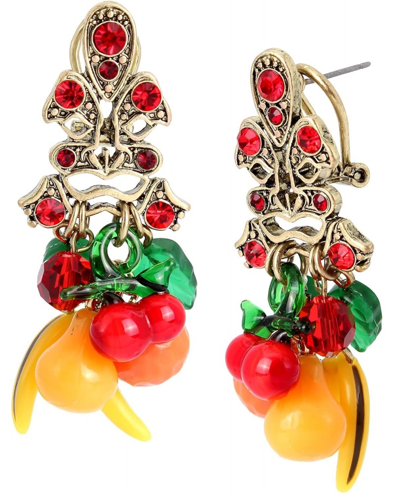 Betsey Fruit Chandelier Earrings $18.00 Earrings