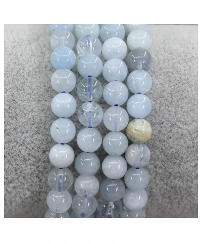 Gem Semi Precious Gemstones 6mm Round Beads Crystal Fashion Stretch Bracelet 7 Inch Unisex Multicolor Aquamarine Crystal $6.0...