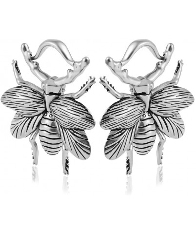 2PCS Ear Gauges Cute Bees Ear Weights for Stretched Ear Plugs Body Piercing Tunnels 316L Stainless Steel Hypoallergenic Body ...